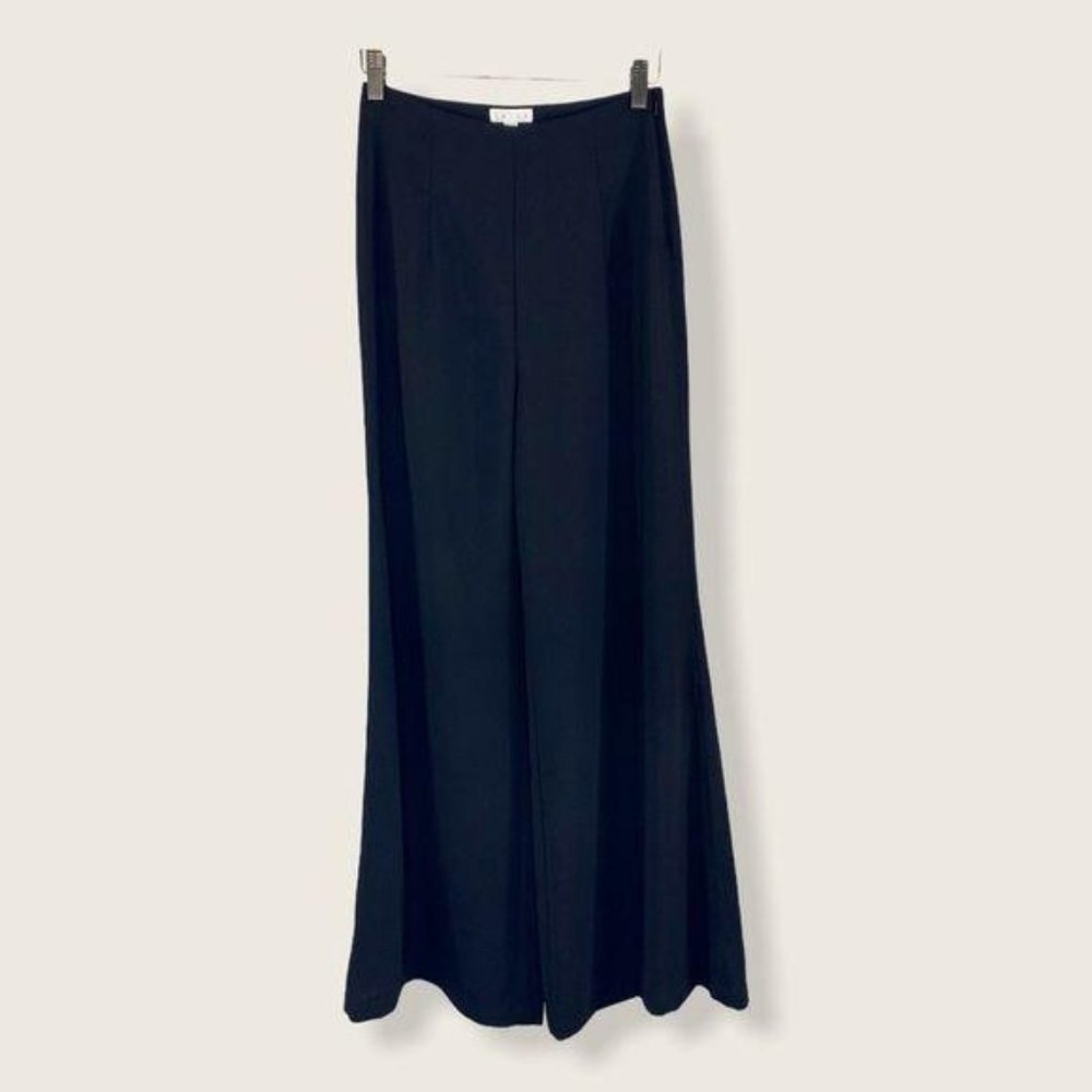 Leith Black Wide Leg Dress Slacks Black Small